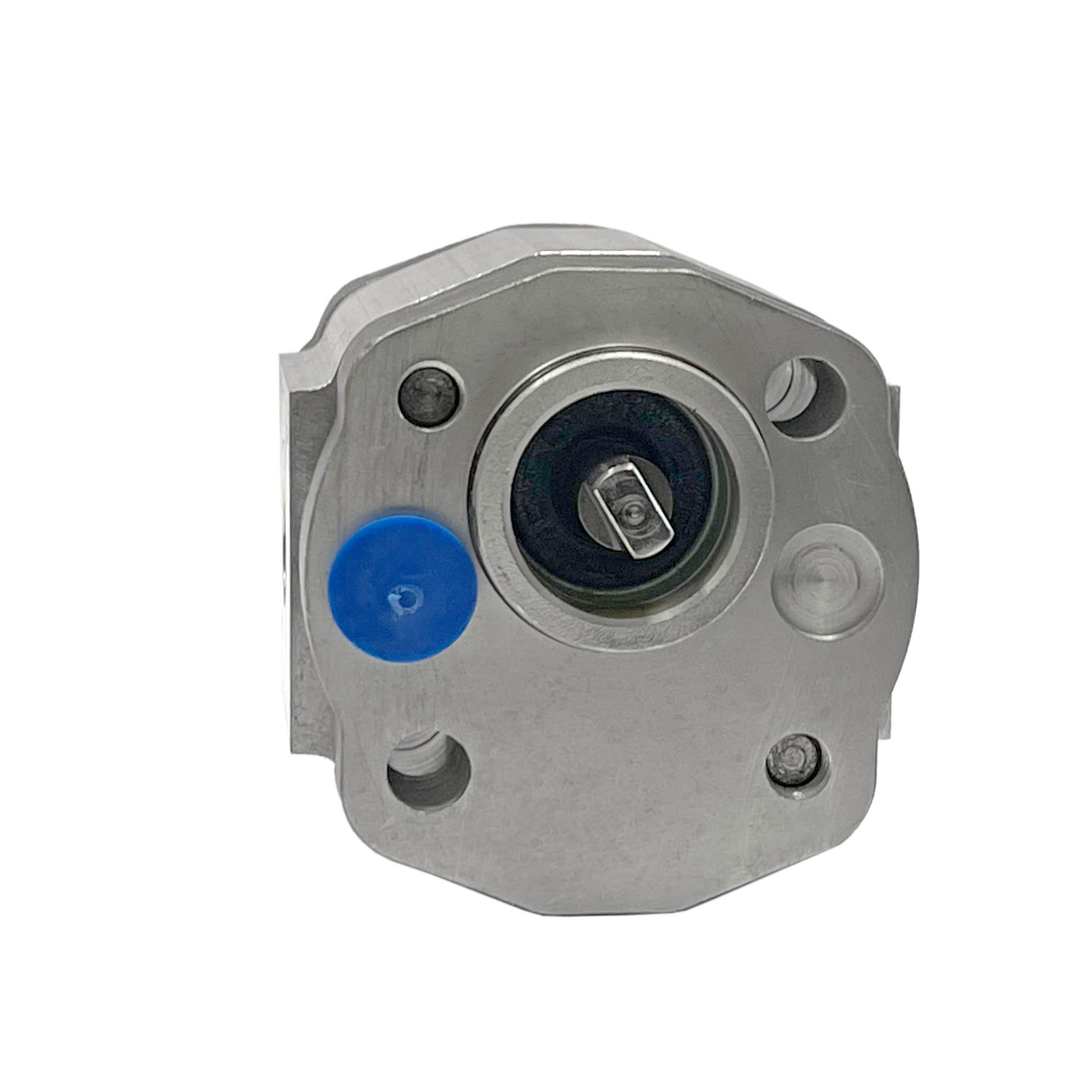 2.8 CC mini hydraulic power packs gear pump, flat tang shaft counter