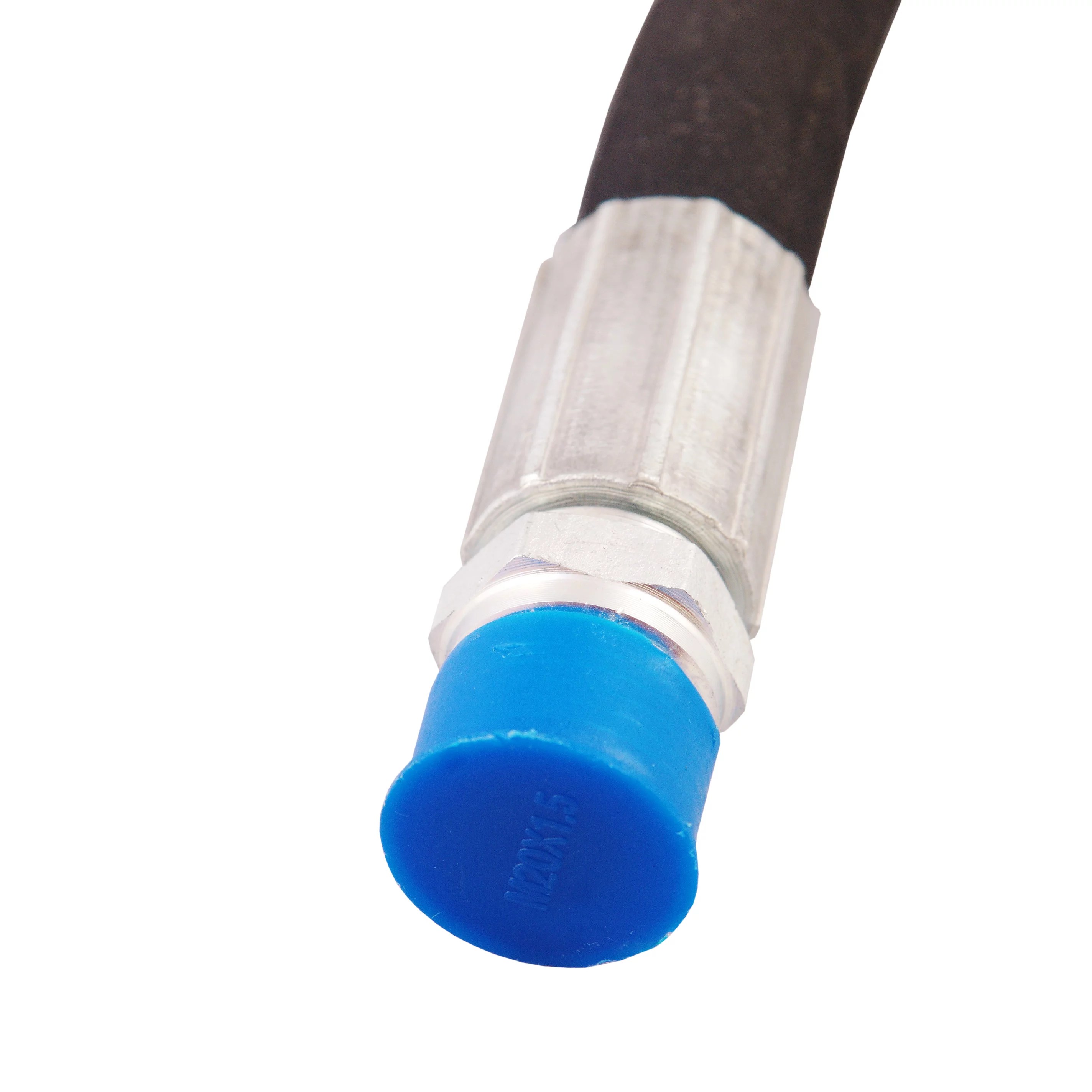 Hydraulic Hose Assembly, 72" Length x 1/4" Diameter, Male NPT Straight