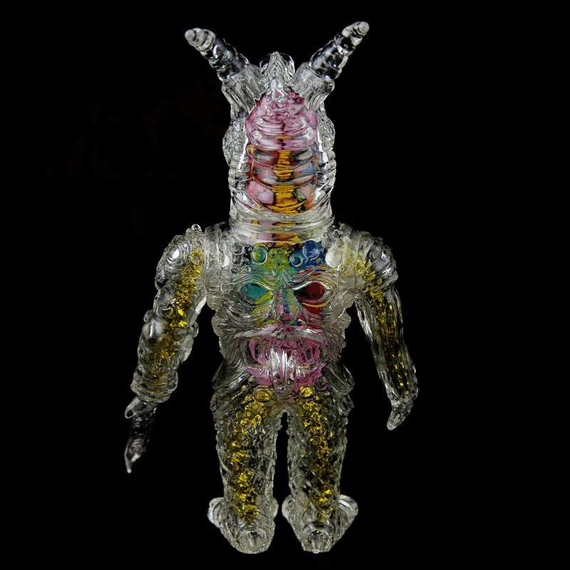 Xray Dragos Two Horned Head with Gold Limbs Magitarius