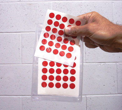 Colored Dots Adhesive Colored Stickers