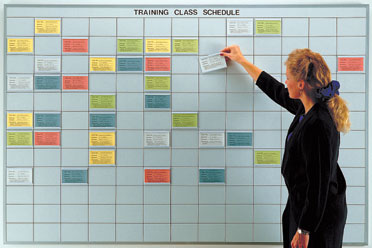 1x3" Grid Whiteboard Dry Erase Board Organizer