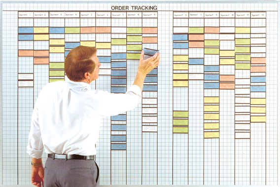 2x4" Grid Whiteboard MultiPurpose Gridded Whiteboard