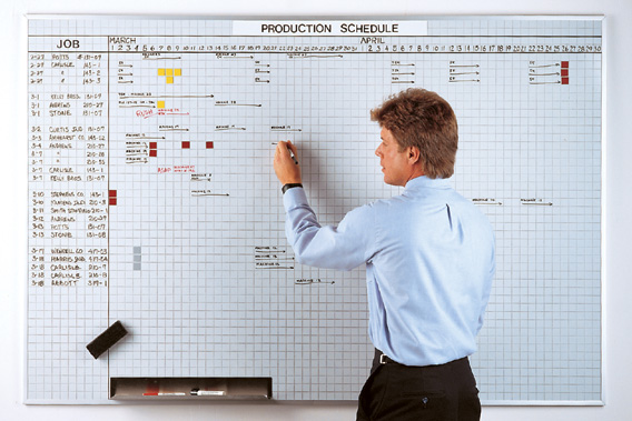 3x5" Grid Whiteboard MultiPurpose Gridded Whiteboard