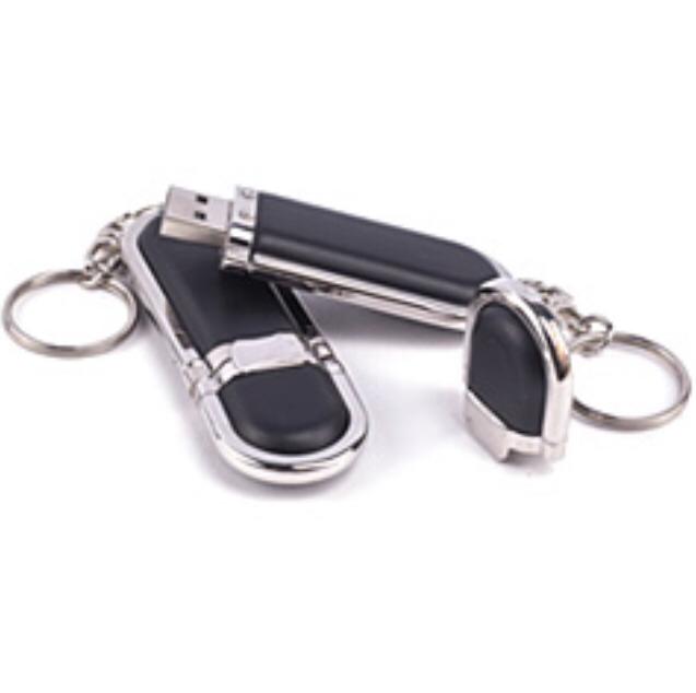 Leather USB Keychain Keychain USB Pen Drive Keychain With Name
