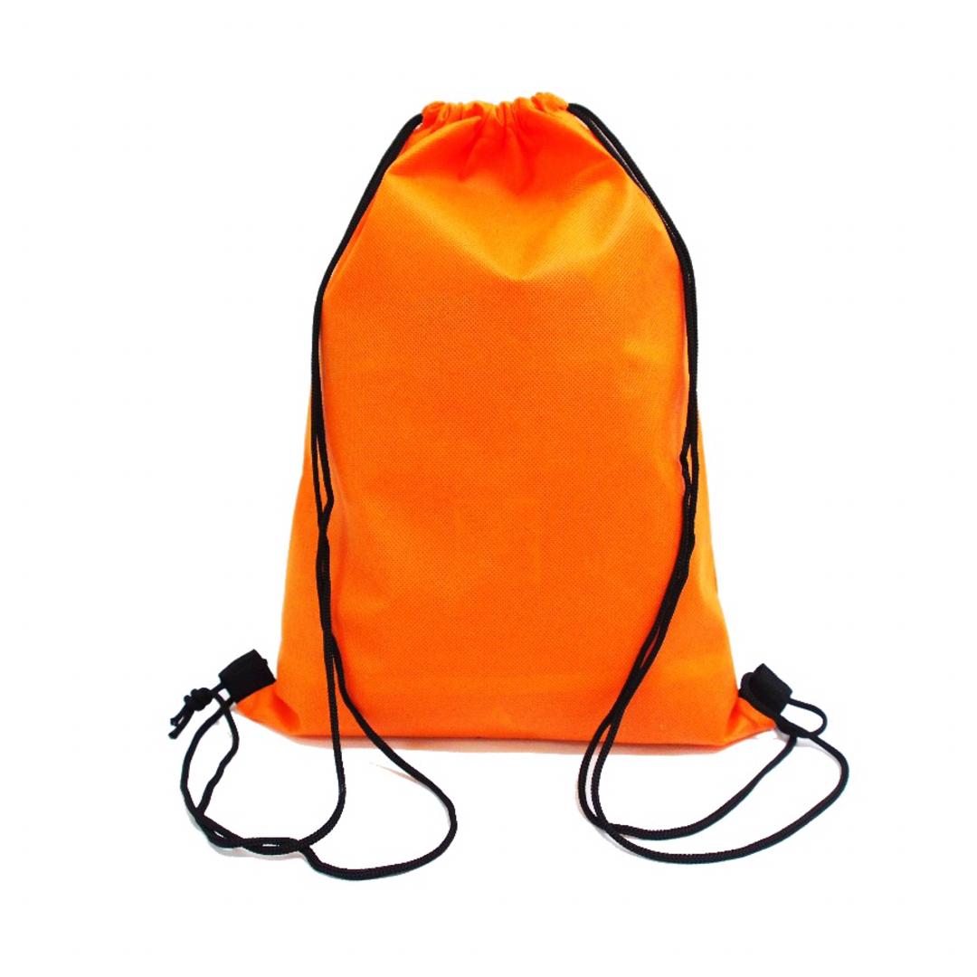 Orange Non Woven Drawstring Bag MAGS PREMIUM GIFTS SDN BHD