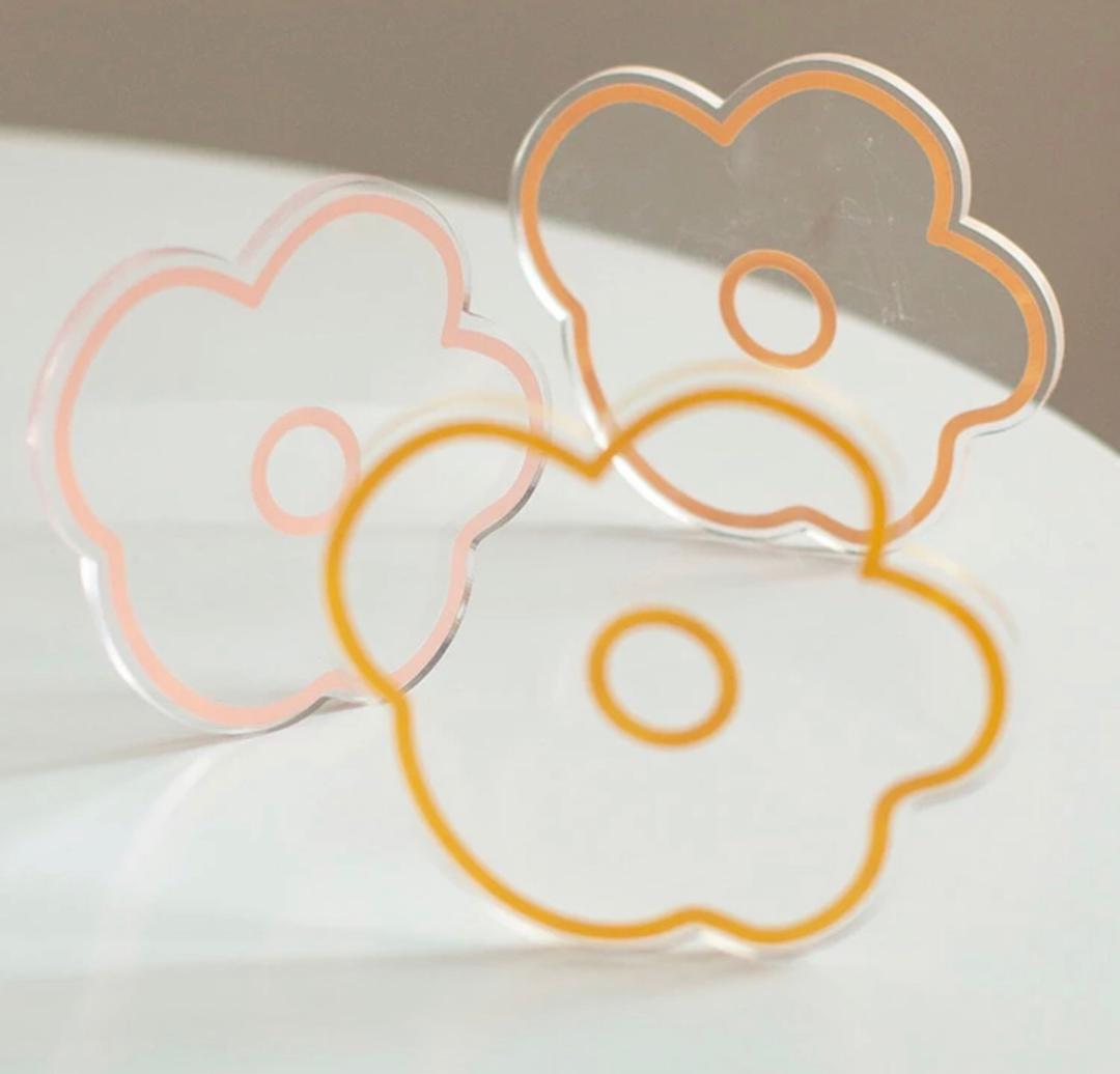Clear Acrylic Coasters MAGS PREMIUM GIFTS SDN BHD