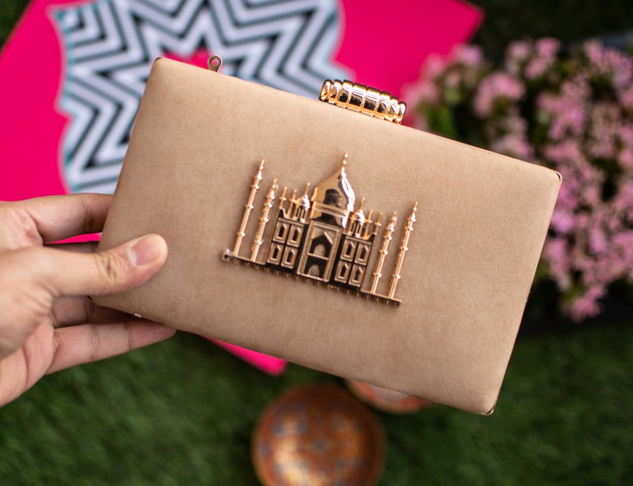 Beige Rectangular Clutch Rectangular Clutches Maharani Beige Rectangular Clutch Rectangular Clutches Maharani