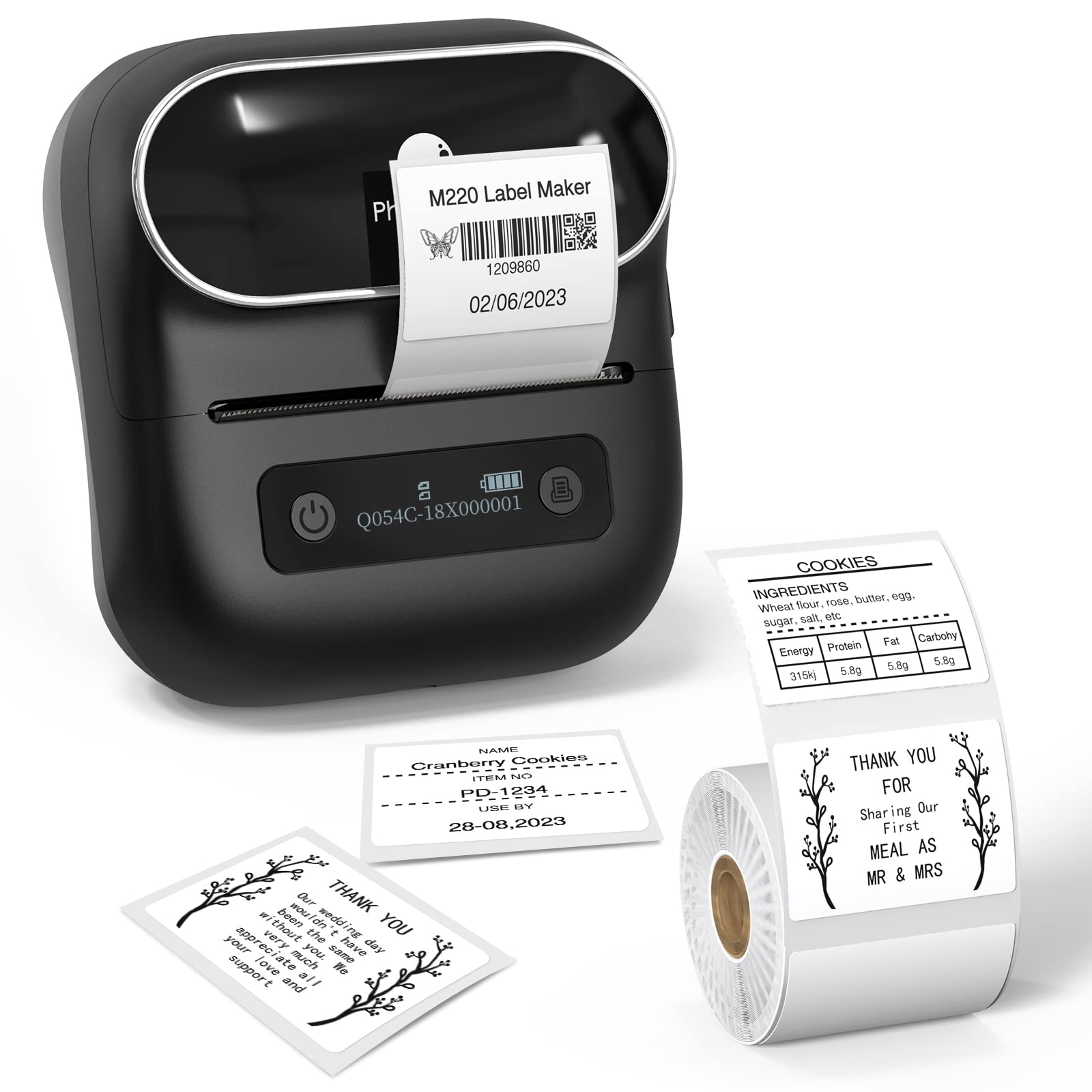 پرینتر کوچک لیبل ساز و بارکد زن بلوتوثی فوممو مدل Phomemo Label Printer