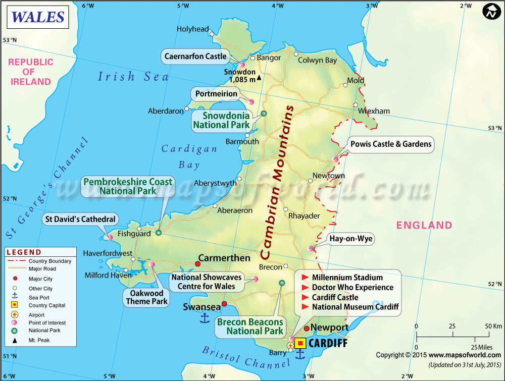Wales History, Geography, Facts, & Points of Interest