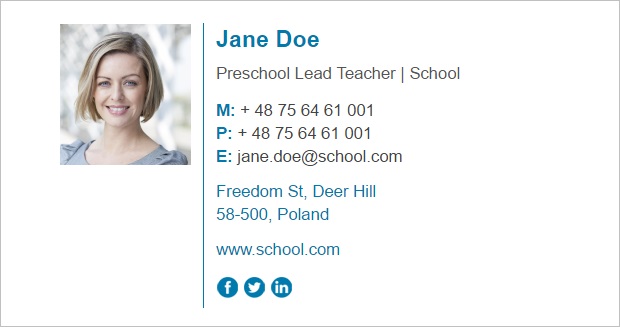 Email signature for teachers tips on how to design a good signature