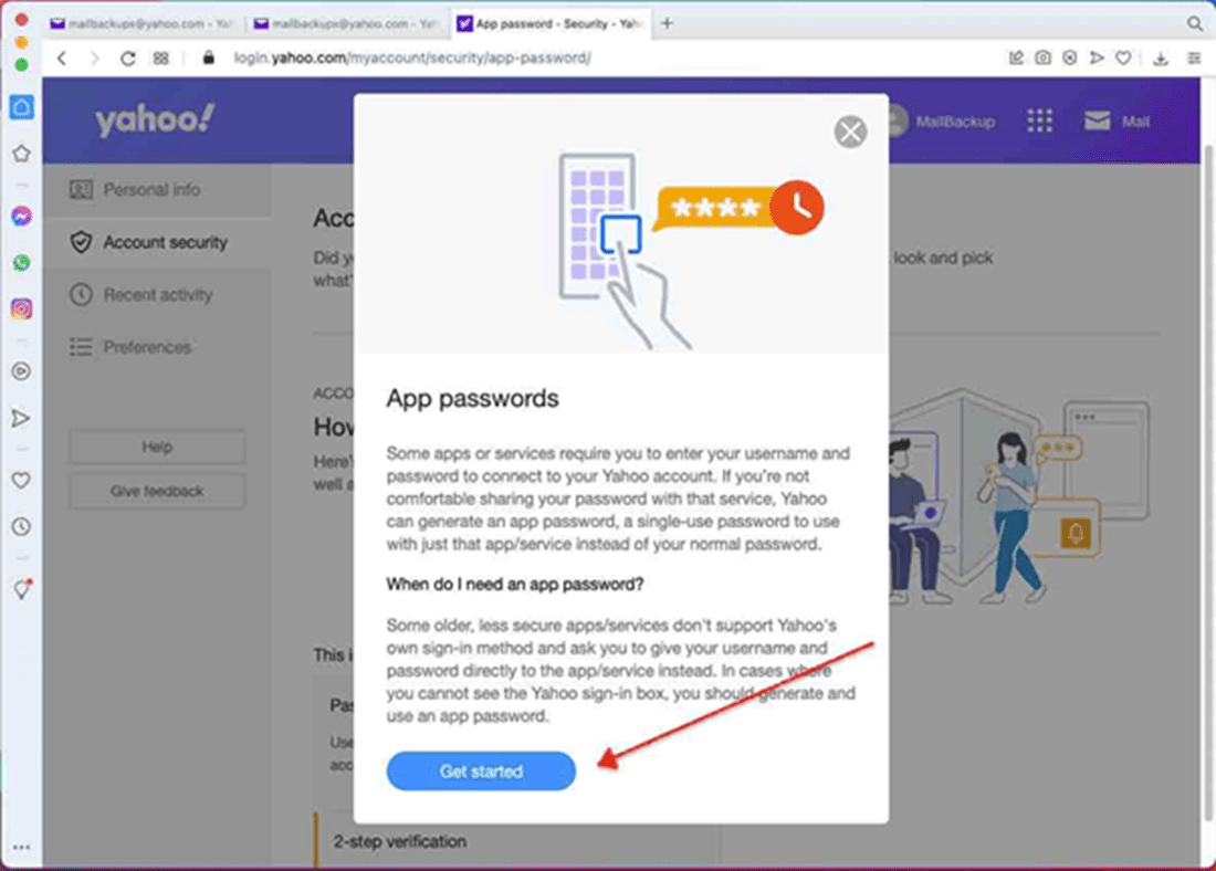 Mail Backup X Yahoo Backup Tool Steps to Yahoo Email Backup