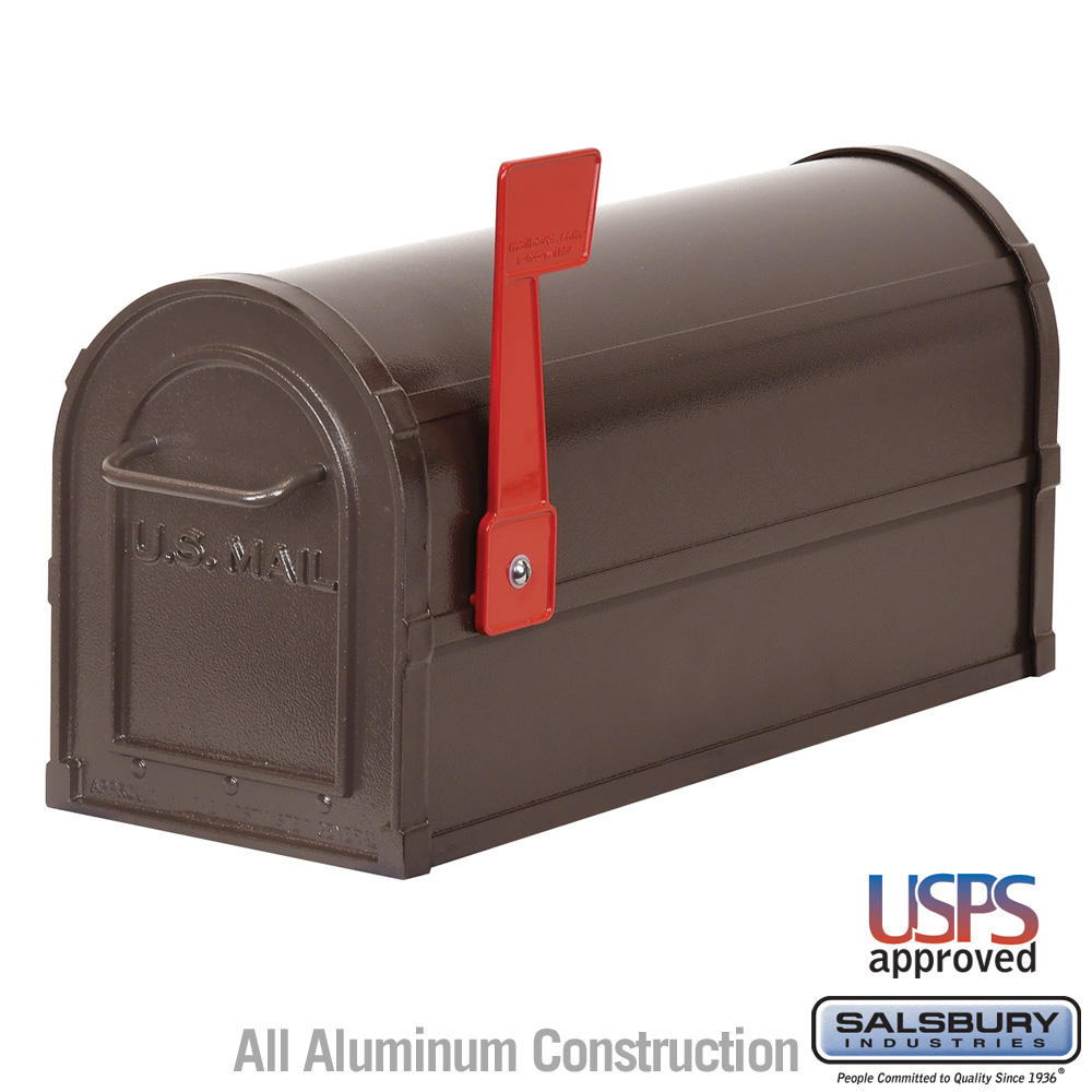 Heavy Duty Rural Mailbox Bronze