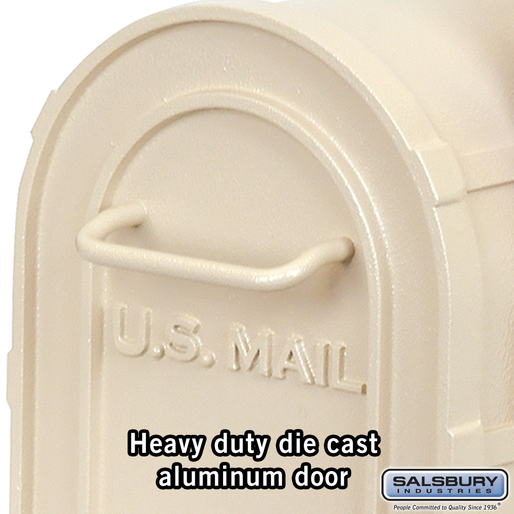 Heavy Duty Rural Mailbox Sandstone