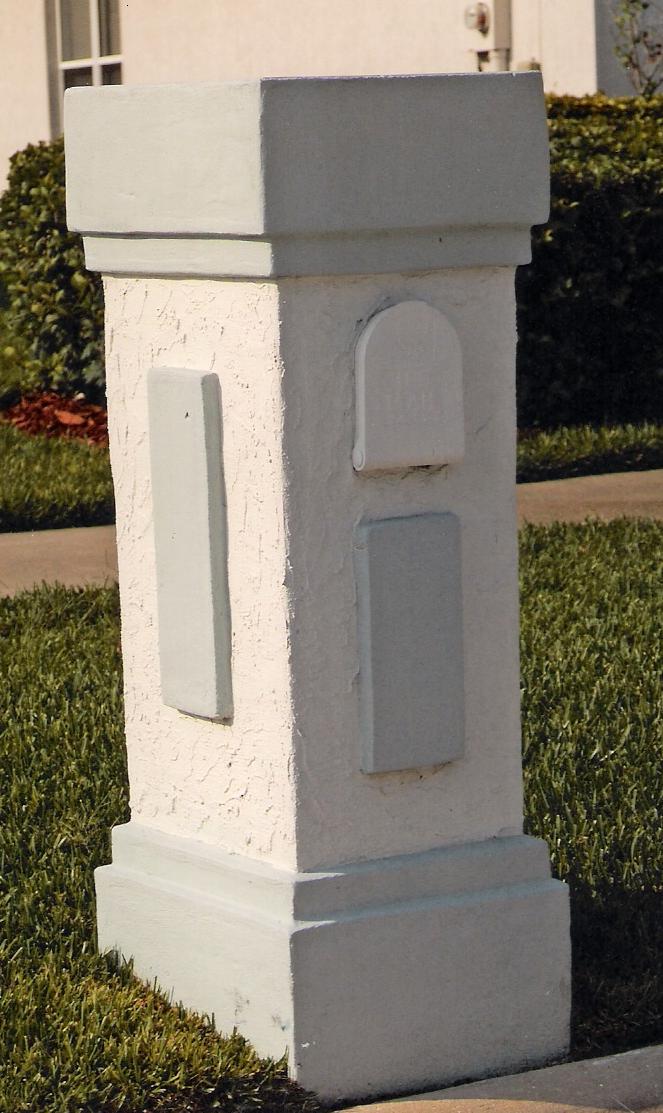Stucco Mailboxes