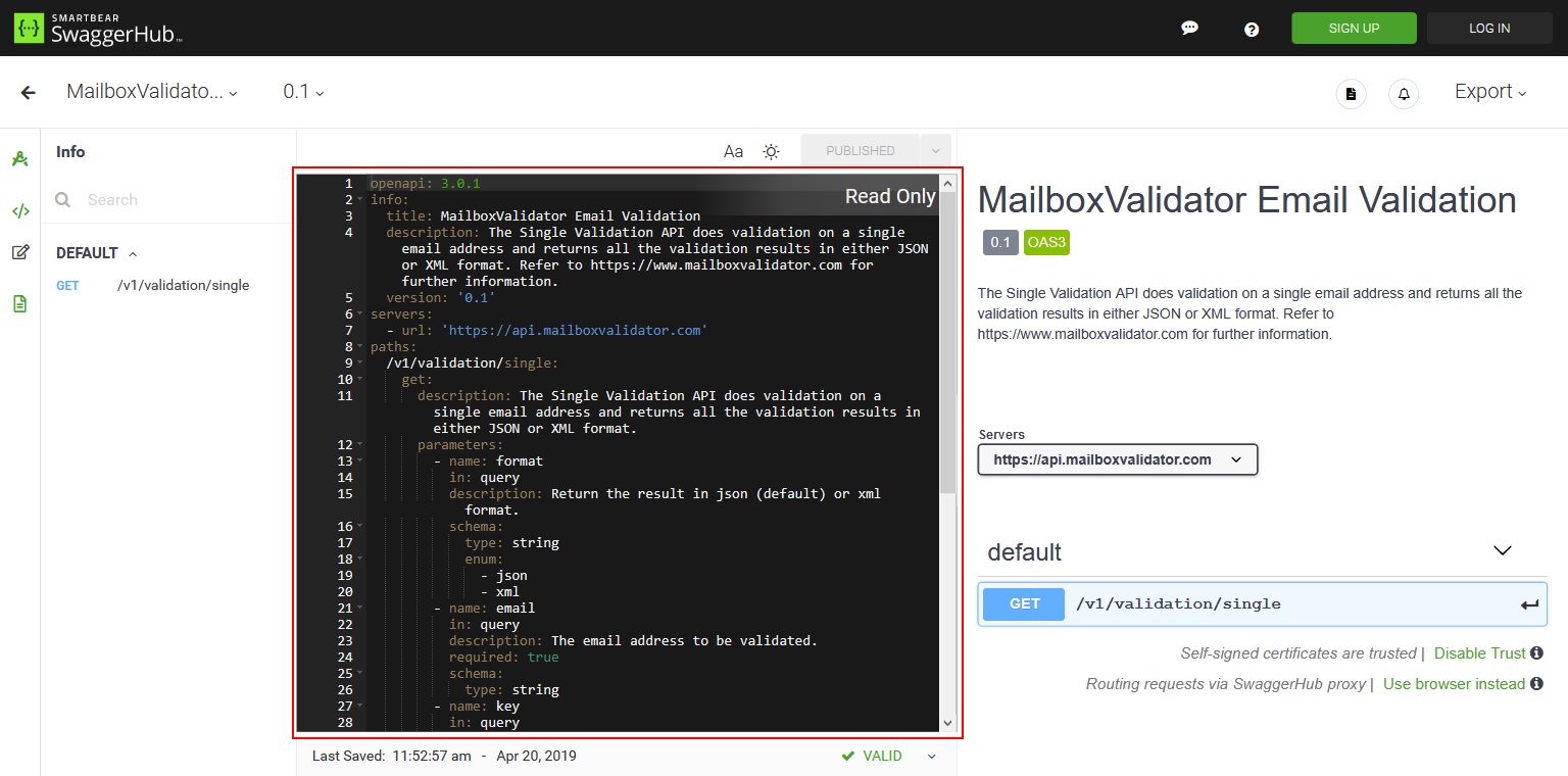 Using Postman to call MailboxValidator Email Validation API