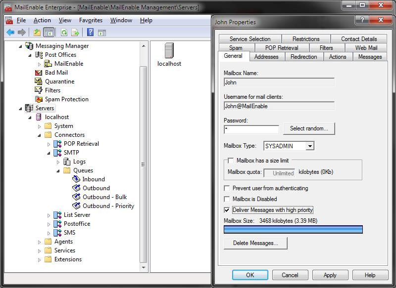 Enterprise Mail Server, Enterprise Email Server Software MailEnable