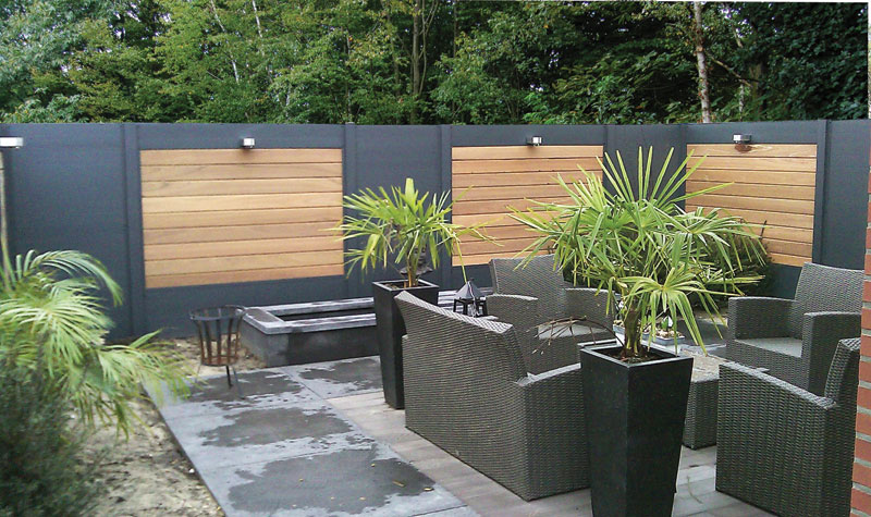 Terrasse avec brise vue Mailleraye.fr jardin