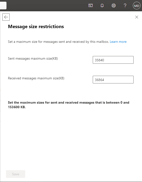 How to Increase Mail Attachment Size in Office 365