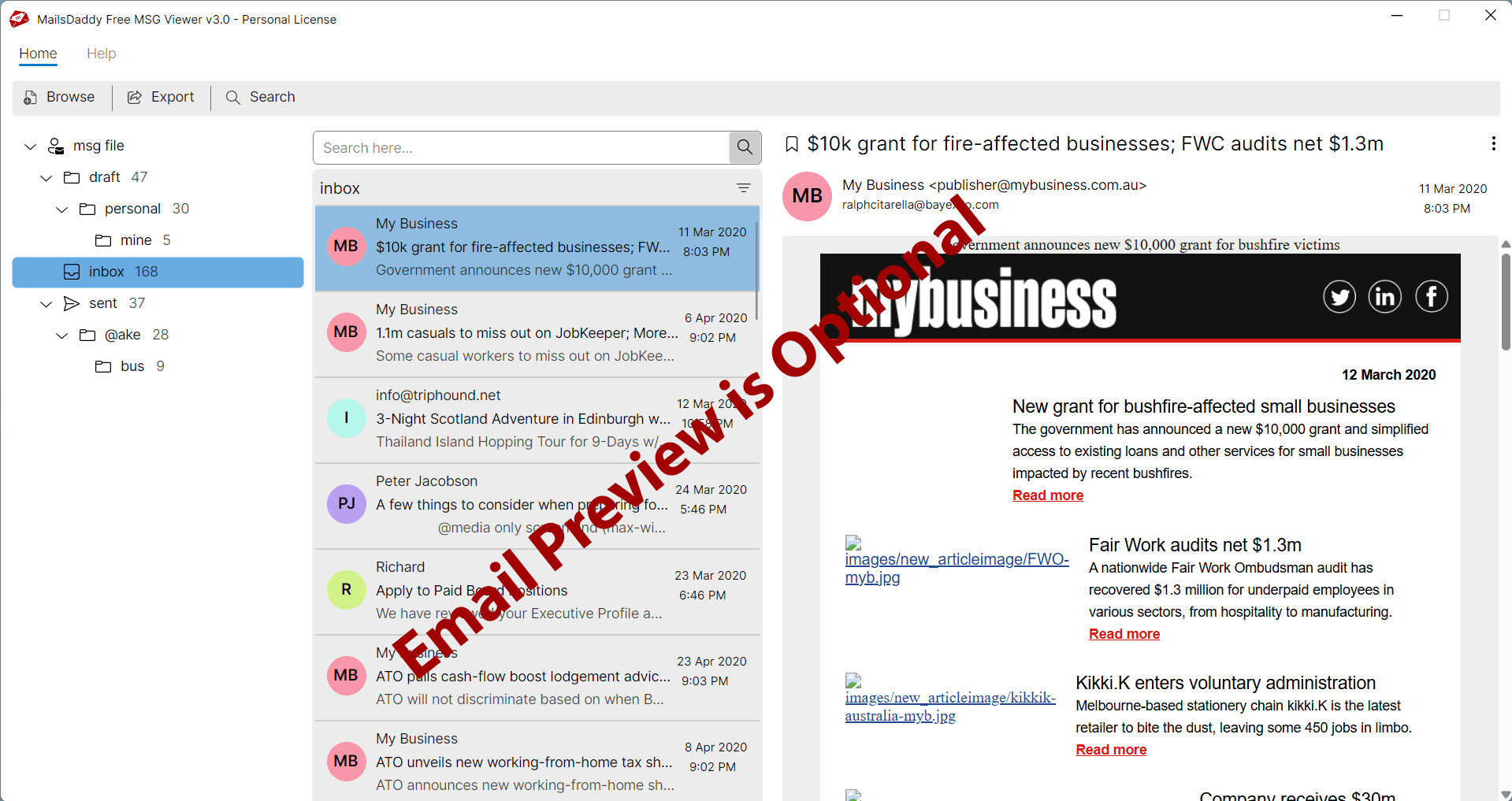 Free MSG Viewer — Open and Read MSG Files without Outlook