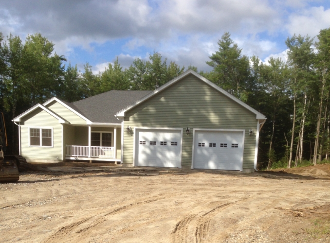 Exterior Bouffard & McFarland Builders Garages Siding