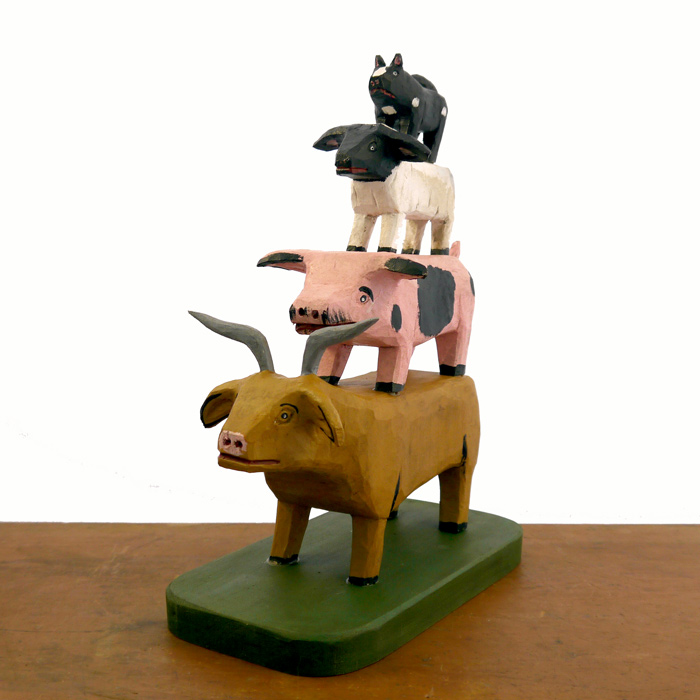 Daniel Strawser Folk Art Wood Carvings Sabbathday Lake Shaker Village