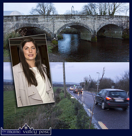 Cllr. Maura, Currow’s Reidy Bridge and the Lags in Farranfore The