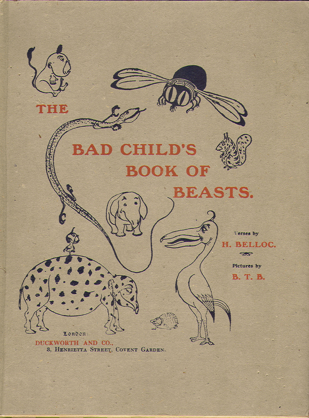 The Baldwin Project The Bad Child's Book of Beasts by Hilaire Belloc