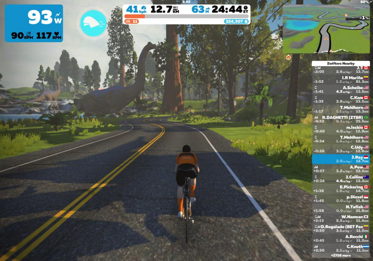Kolom Sehat Beruang Madu Zwift