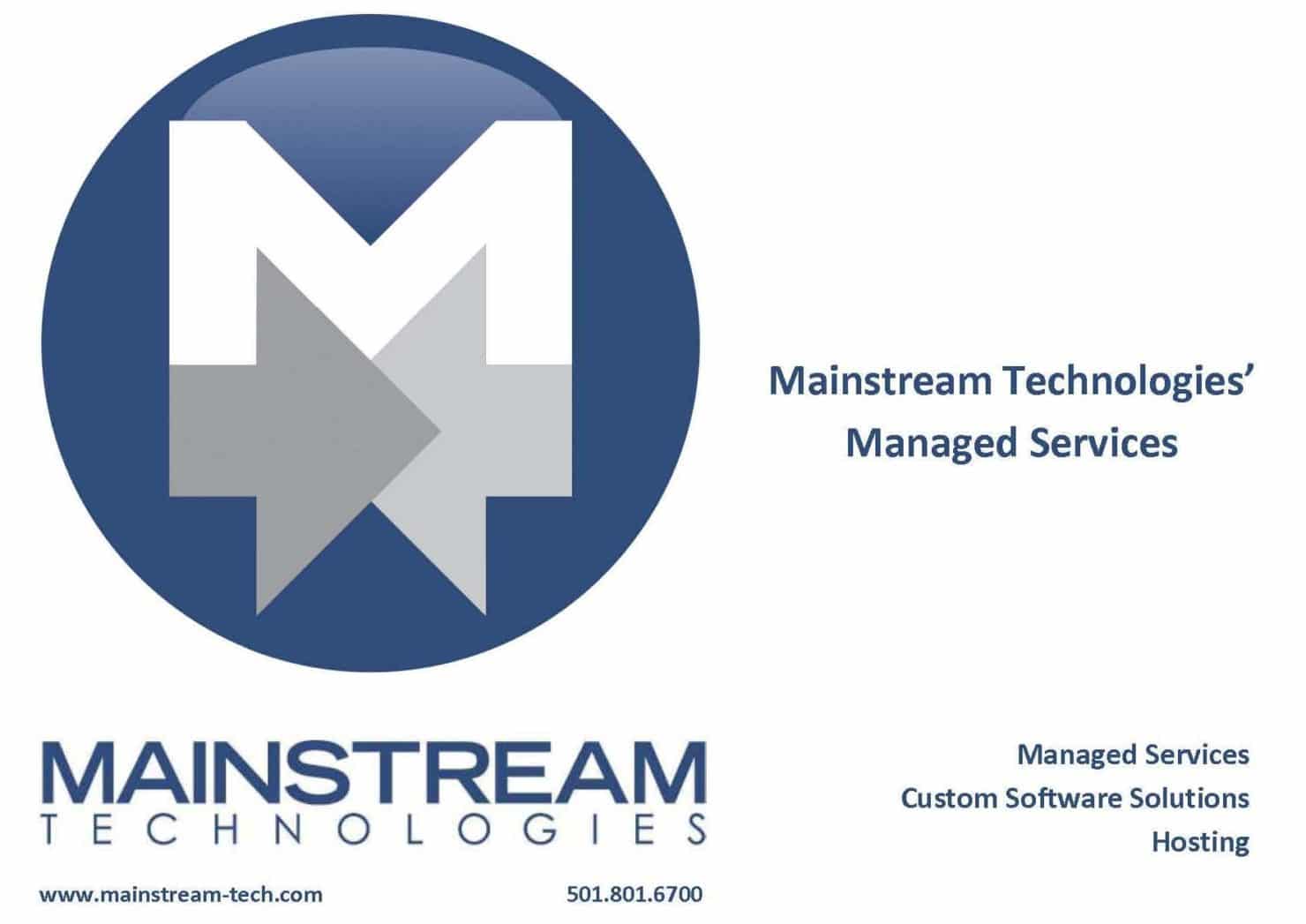Mainstream Technologies' Managed IT Services Part 2