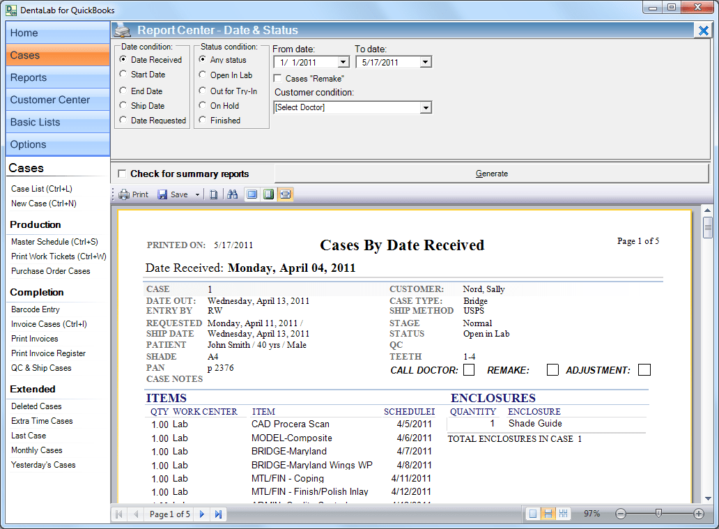 Dental Lab Software by Mainstreet Systems