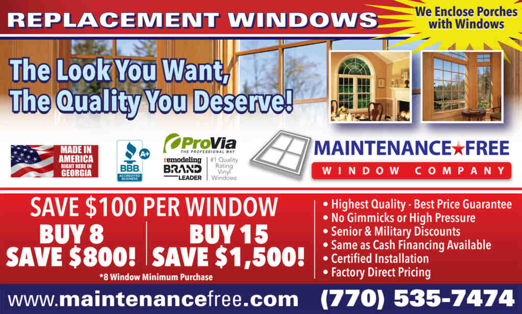 Specials Maintenance Free Window Company