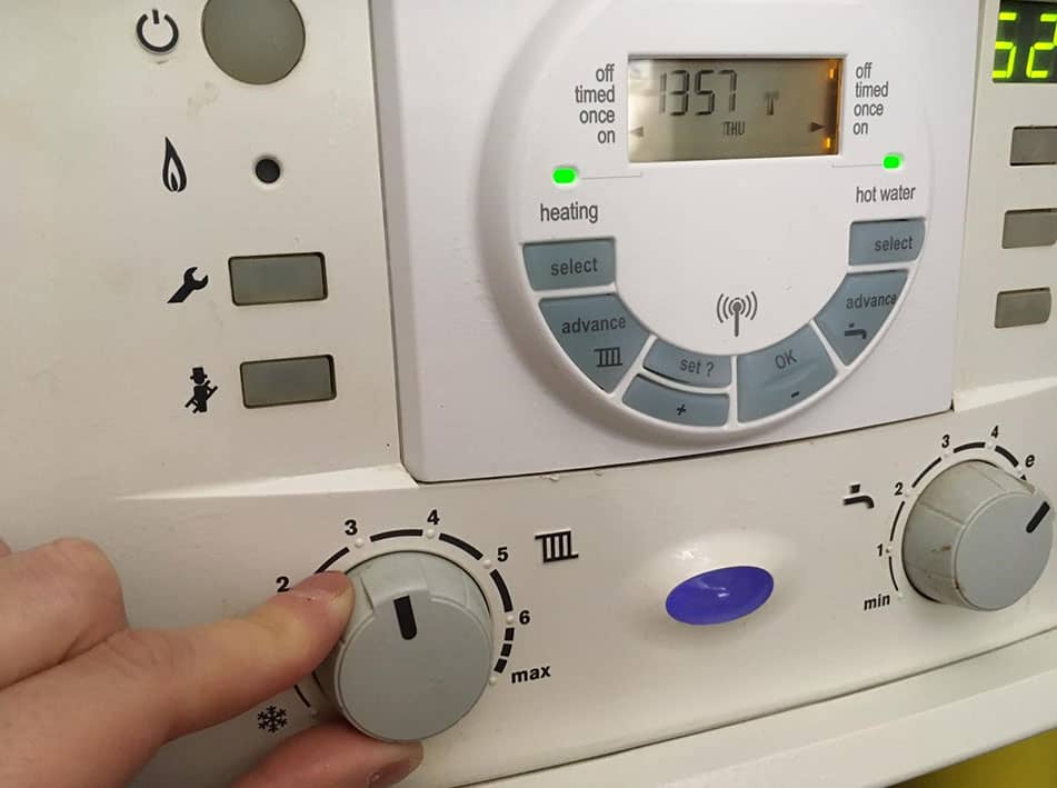 Ideal boiler flow temperature