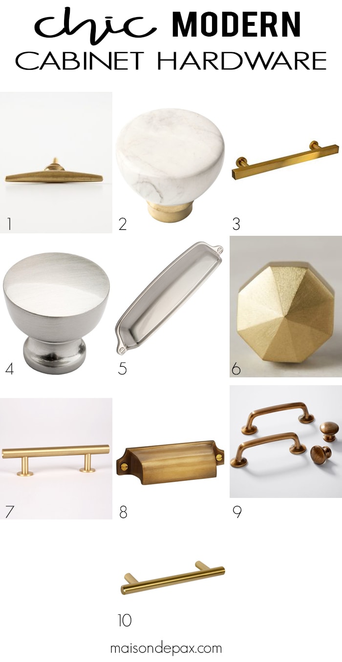 Chic Modern Hardware Maison de Pax