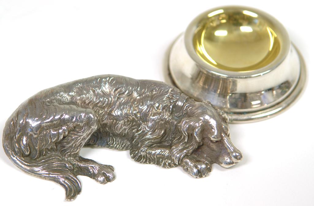 Silver plated salt cellars Maison Felice