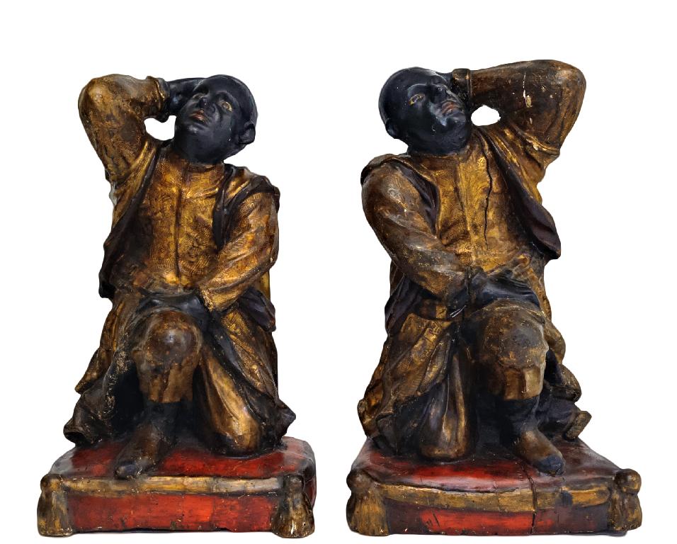 A pair of Italian figures Maison Felice