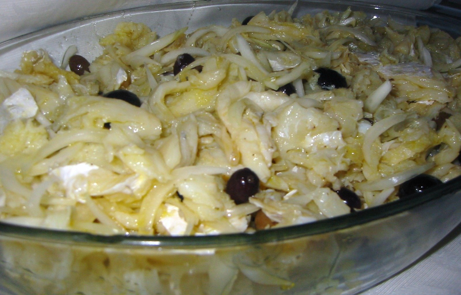 Bacalhau Cru em Salada Mais Receitas Cozinhar é fácil