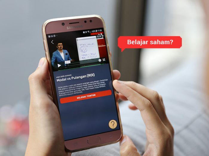 Belajar Saham Online Melalui Telefon Pintar Dengan