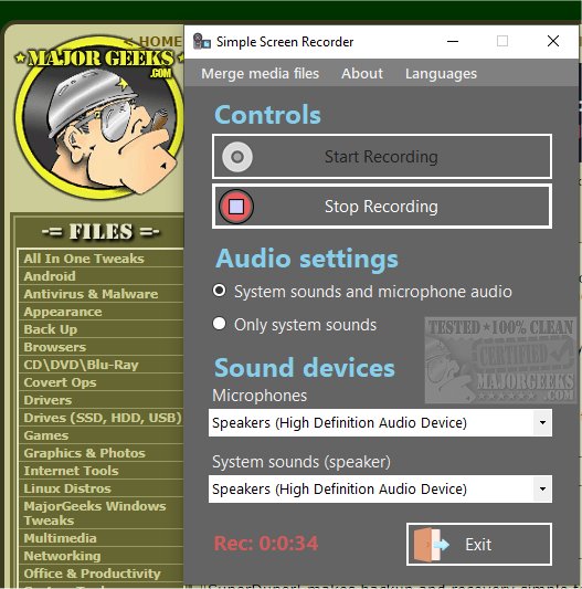 Download Simple Screen Recorder