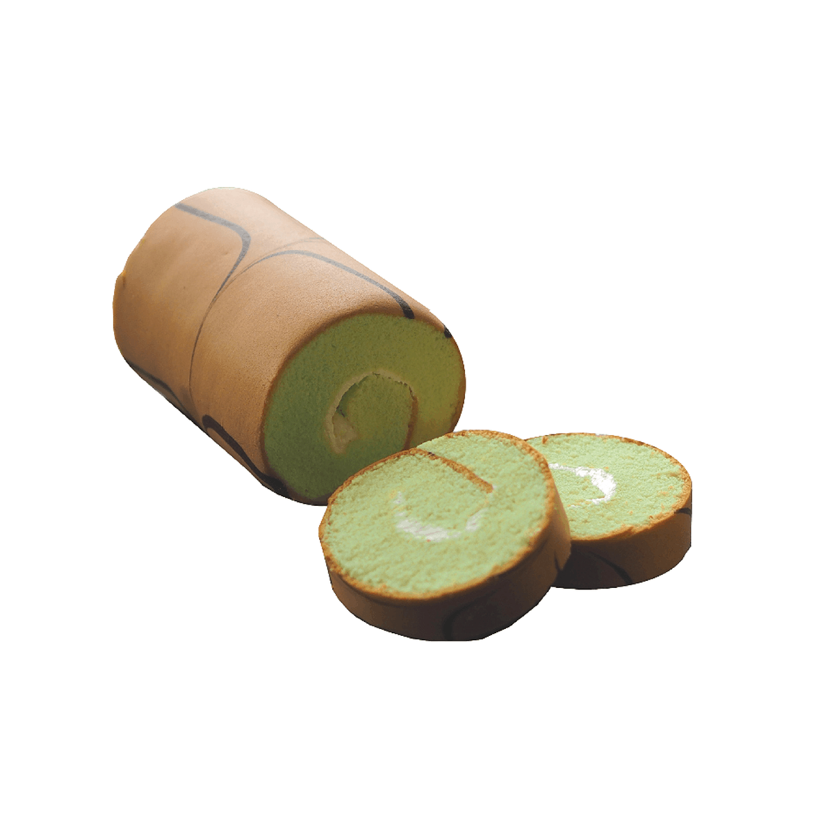 Pandan Swiss Roll 270gm Mak'Cik