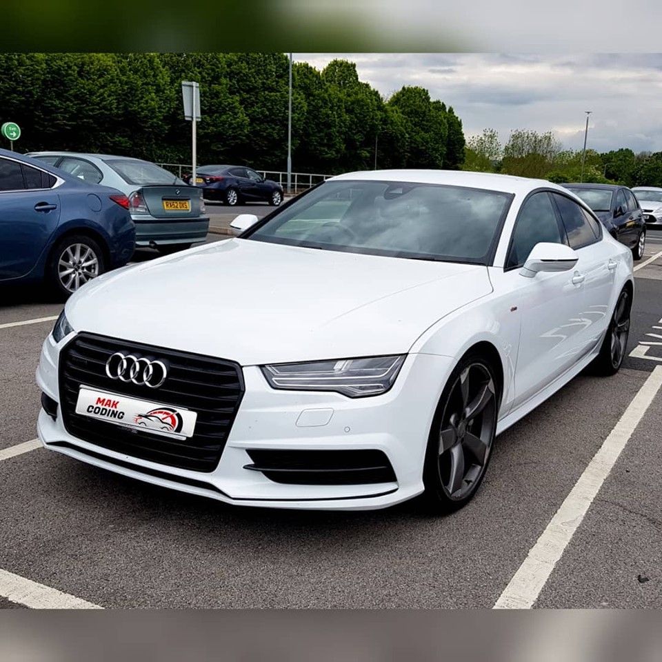 Audi A7 coded with our famous All Unlock Package MAK Coding