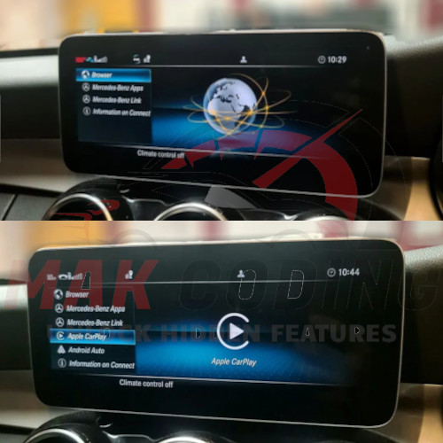Mercedes NTG5.5 Apple CarPlay & Auto Activation MAK Coding