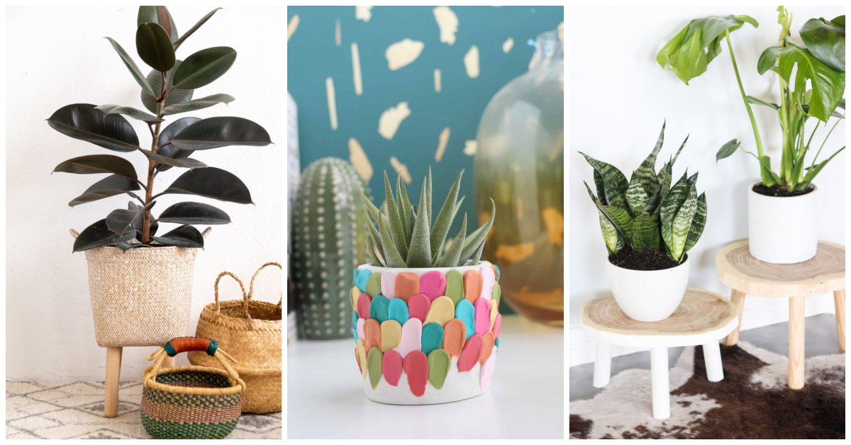 9 Now Ideas for DIY Plant Holders Make and Takes
