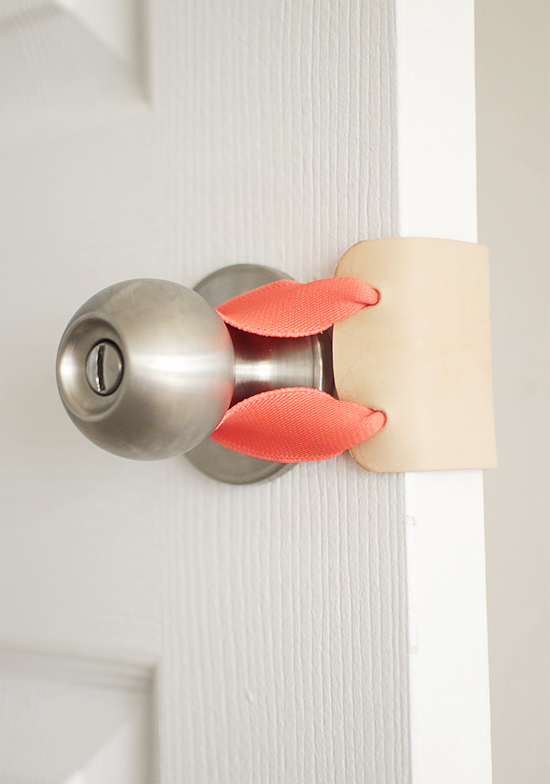 DIY NoSew Door Muff for Quiet Time Make and Takes