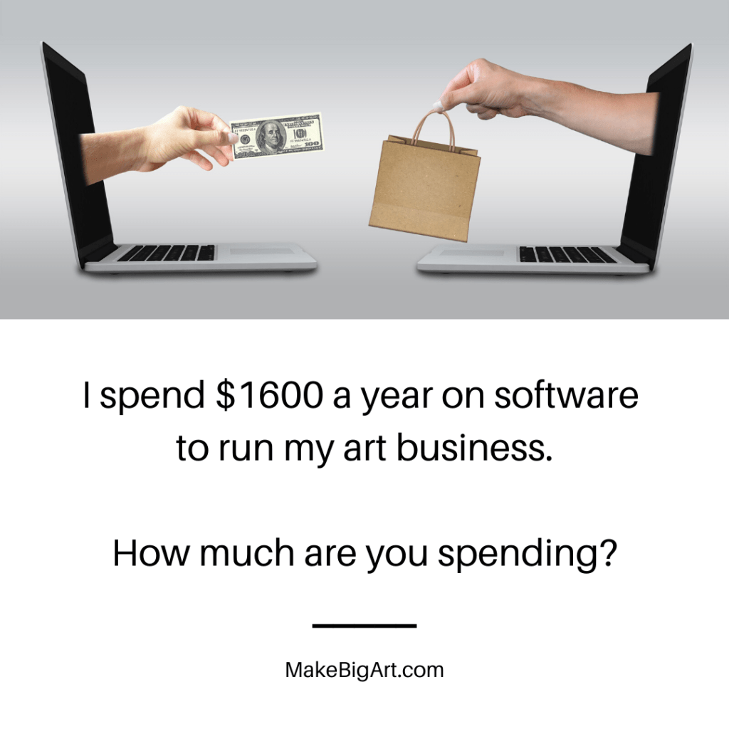Software Subscriptions How much does it Cost to run an Art Business