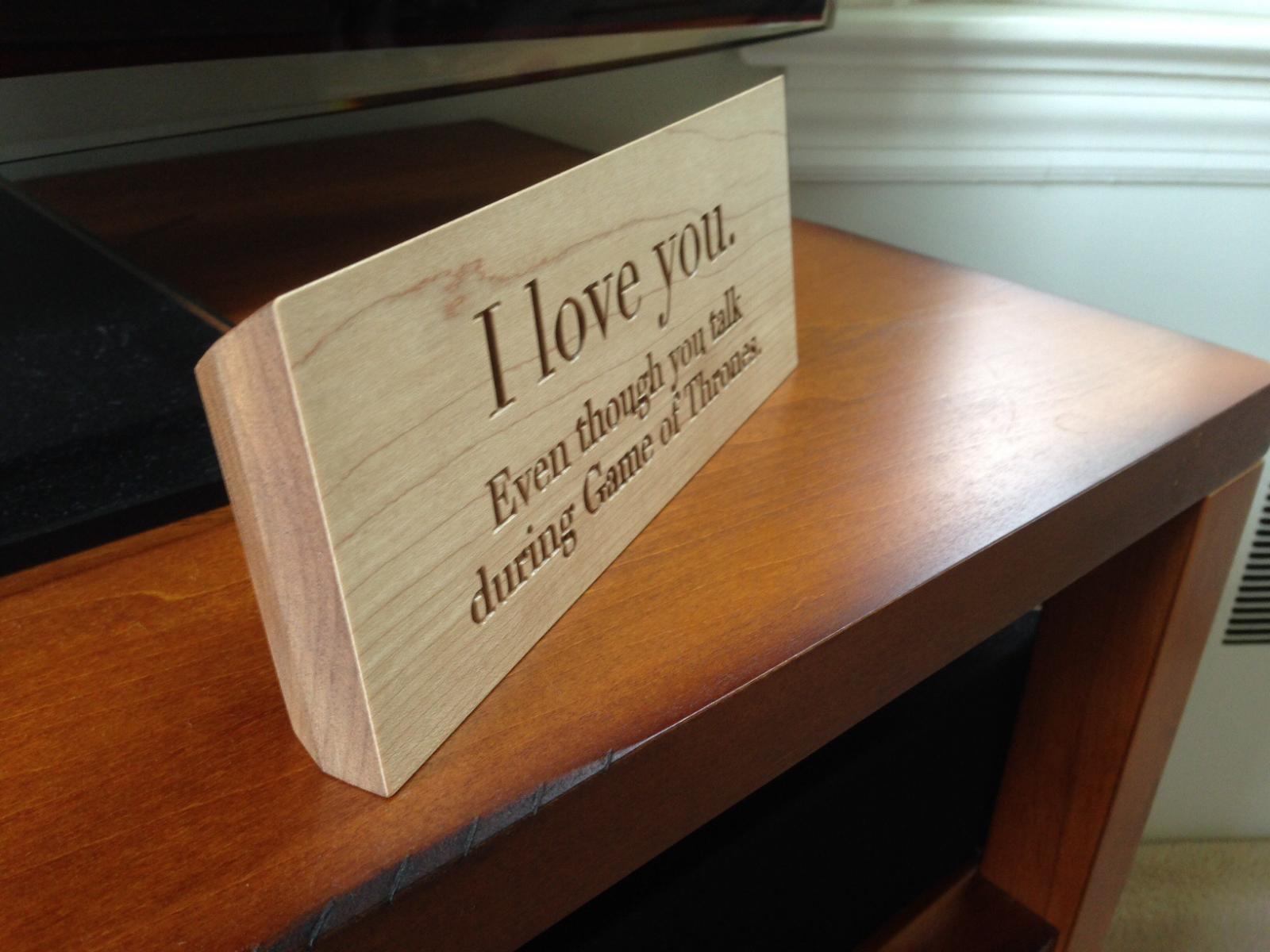 Wood CNC Carving Intro Level Make a two tone wooden sign MakeHaven