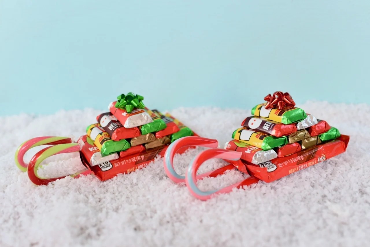 EASY Candy Sleigh {In 5 Minutes} + VIDEO
