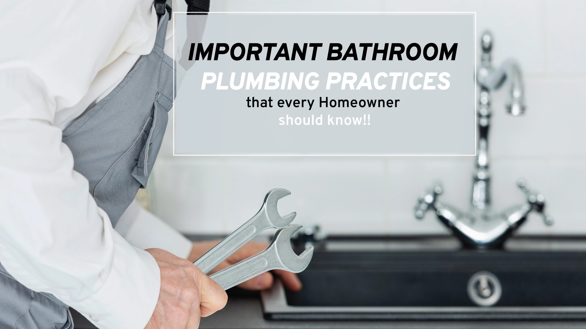 Mastering the Bathroom Plumbing Practices House Construction