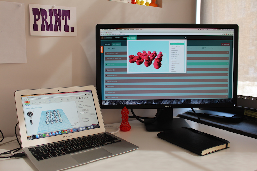 A step towards cloudbased 3D printing Make Parts Fast