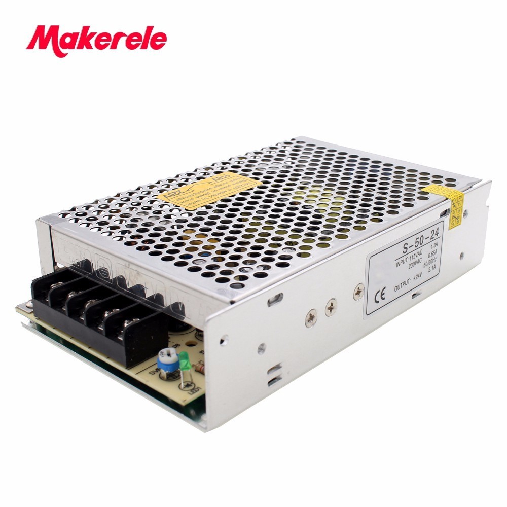 single output 24VDC switching power supply capable and stable 110/220VAC input 5/12/24/48v