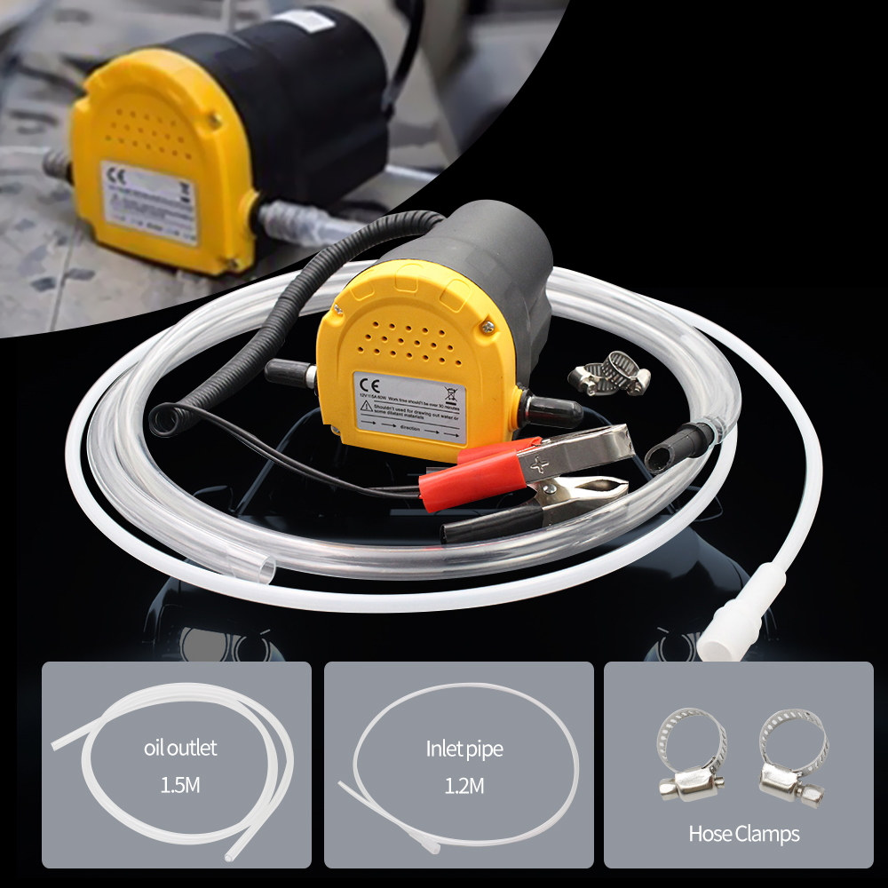 Car Engine Oil Pump 12V 24V Electric Diesel Fluid Sump Extractor